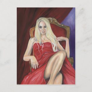 Carte postale de la dame de Sunken City