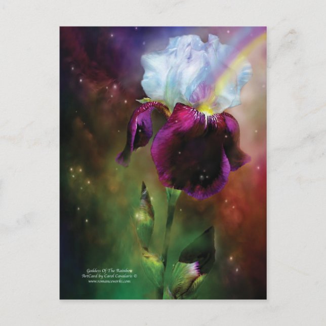 Carte Postale De La Déesse De L'Arc-En-Ciel (Devant)