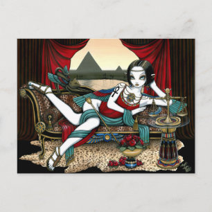 Carte postale de la déesse égyptienne Maya Maat An