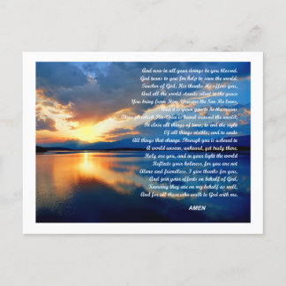 Carte postale de la dernière prière