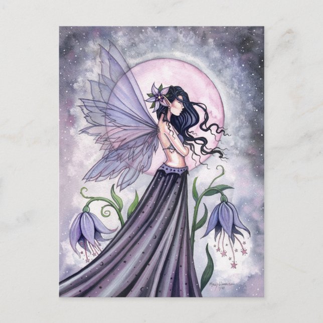 Carte postale de la fée de la nuit par Molly Harri (Devant)
