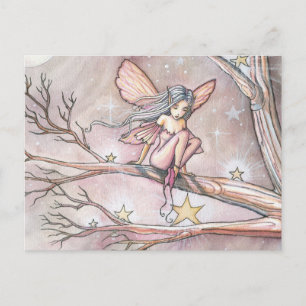 Carte postale de la fée de l'arbre des étoiles par