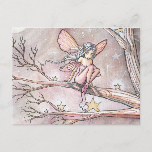 Carte postale de la fée de l'arbre des étoiles par (Devant)