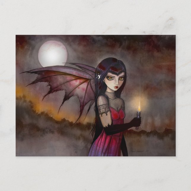 Carte postale de la fée vampire de Victoria au pro (Devant)
