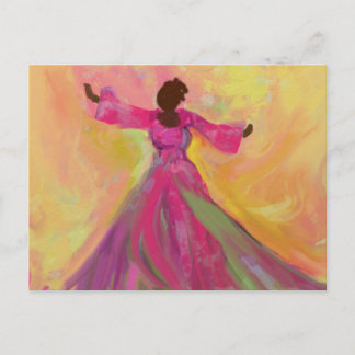 Carte postale de la femme africaine
