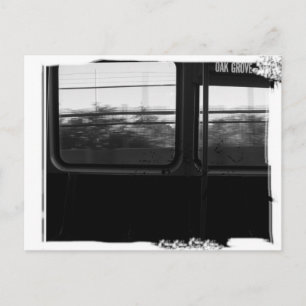 Carte postale de la fenêtre du train