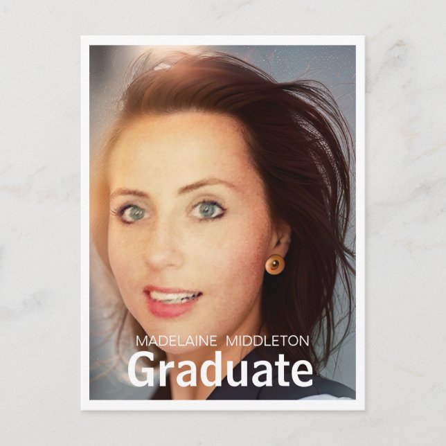 Carte postale de la fête des diplômés (Devant)