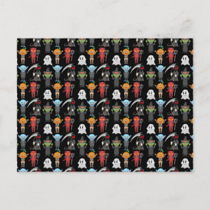Carte postale de la fête d'Halloween