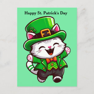 Carte postale de la fête du Saint-Patrick
