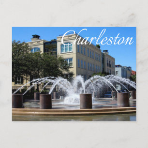 Carte postale de la fontaine Charleston Caroline d