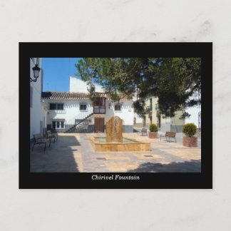 Carte postale de la Fontaine de Chirivel - Almeria