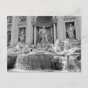 Carte postale de la Fontaine de Rome, Trevi
