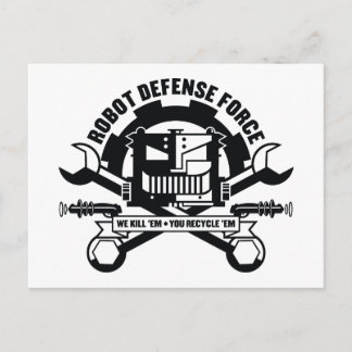 Carte postale de la Force de défense antirobotique