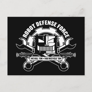 Carte postale de la Force de défense antirobotique