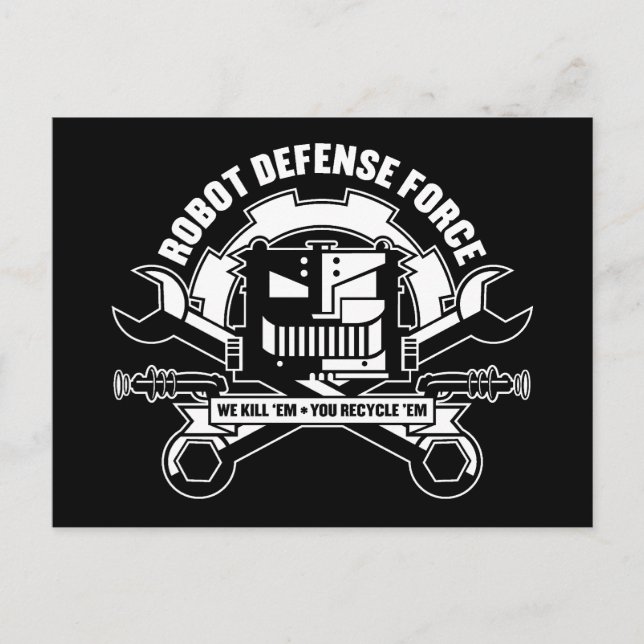 Carte postale de la Force de défense antirobotique (Devant)