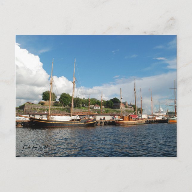 Carte postale de la forteresse d'Akershus (Devant)