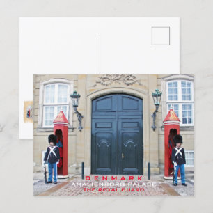 Carte postale de la Garde royale du Danemark !