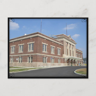 Carte postale de la gare ferroviaire Lancaster. Aj