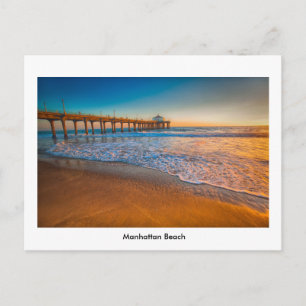 Carte postale de la jetée de Manhattan Beach