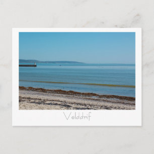 Carte postale de la jetée de Velddrif oiseaux océa