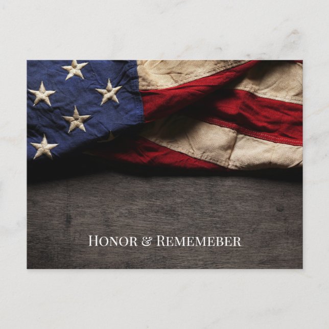 Carte postale de la journée commémorative Honor &  (Devant)