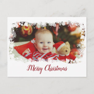 Carte postale de la journée de neige