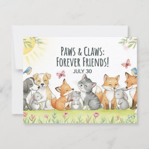 Carte postale de la Journée internationale de l'am