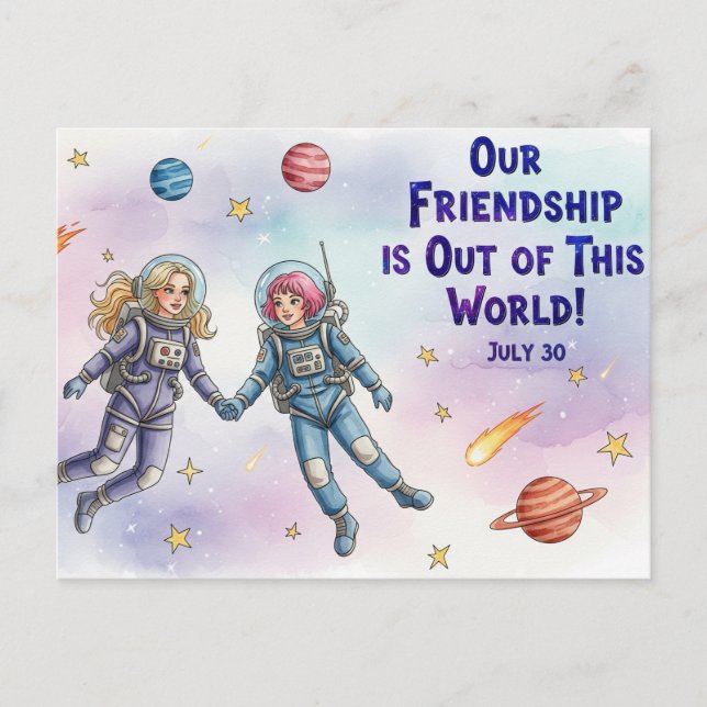 Carte postale de la Journée internationale de l'am (Devant)
