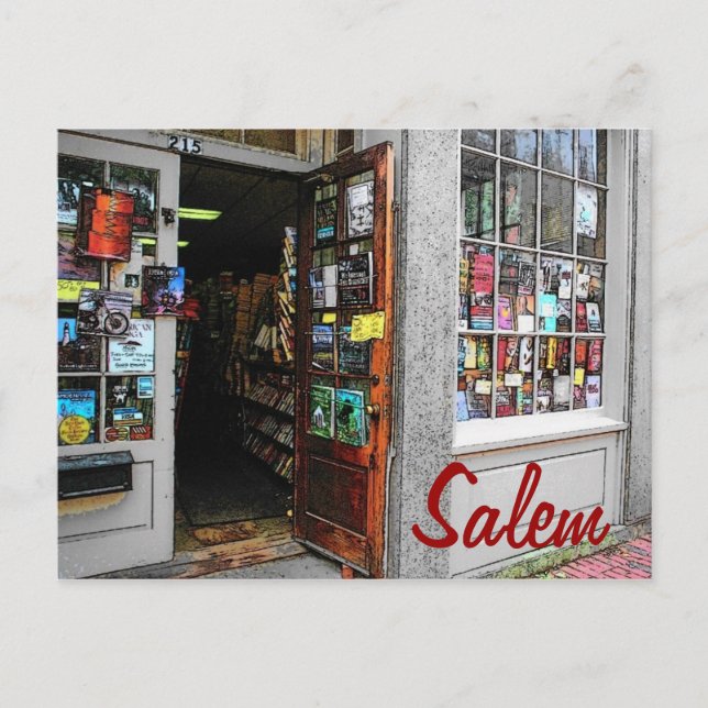 Carte postale de la librairie Salem (Devant)