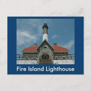 Carte postale de la Light House de Fire Island