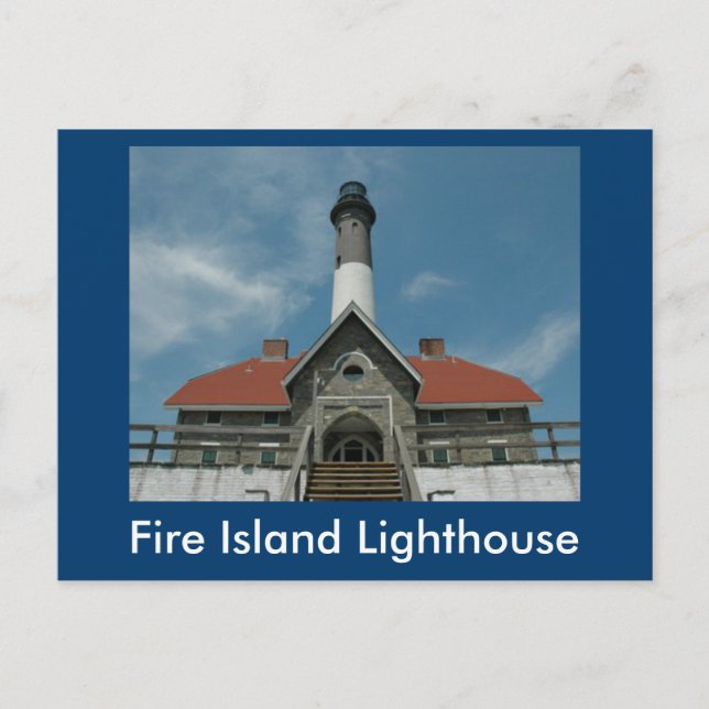 Carte postale de la Light House de Fire Island (Devant)