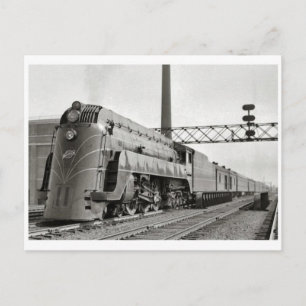 Carte postale de la locomotive à vapeur vintage St