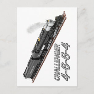 Carte postale de la locomotive Challenger 4-6-6-4