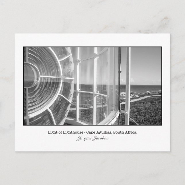 Carte postale de la lumière d'un phare (Devant)