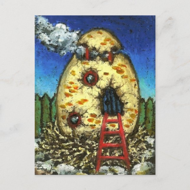 Carte postale de la maison de fée Eggshell (Devant)