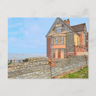 Carte postale de la Maison décrépite