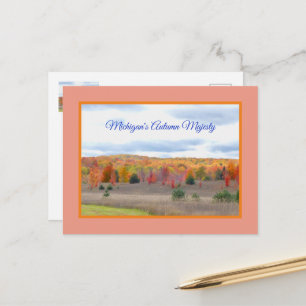 CARTE POSTALE DE LA MAJESTÉ AUTOMNALE DU MICHIGAN