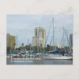 Carte postale de la marina de Saint-Pétersbourg