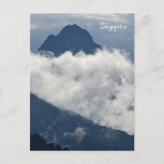 Carte postale de la montagne de Zugspitze