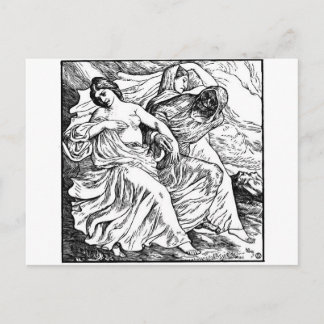 Carte postale de la mort et des danseurs