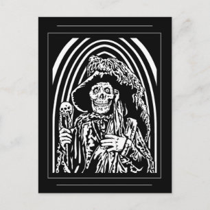 Carte postale de la mort rouge