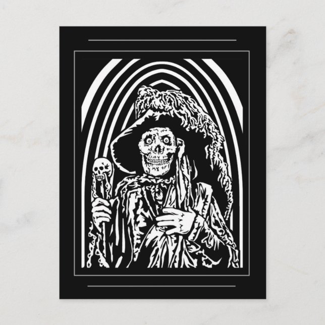 Carte postale de la mort rouge (Devant)