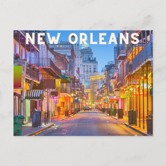 Carte postale de la Nouvelle-Orléans Louisiane (Devant)