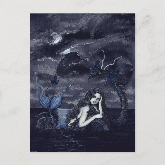 Carte postale de la nuit la plus sombre (Devant)