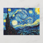 Carte Postale  de la peinture célèbre "Nuit étoilée" - Van Gogh<br><div class="desc">Best-seller! Le célèbre tableau de Van Gogh,  carte postale de la nuit étoilée.</div>