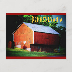 Carte postale de la Pennsylvanie