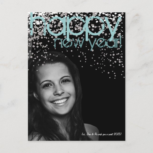 Carte postale de la photo du Nouvel An (Devant)