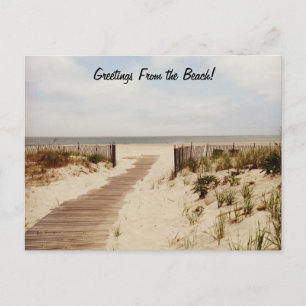 Carte postale de la plage