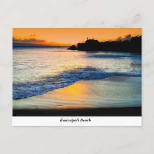 Carte postale de la plage de Kaanapali