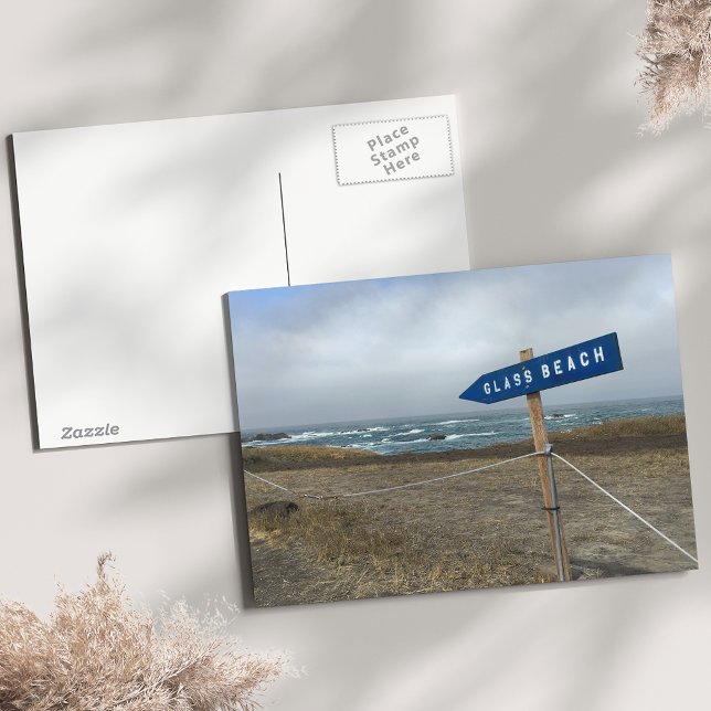 Carte postale de la plage de verre | Fort Bragg, M (Créateur téléchargé)